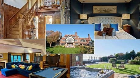You can now stay at one of Britain's most expensive homes - with its own cinema, spa and games room