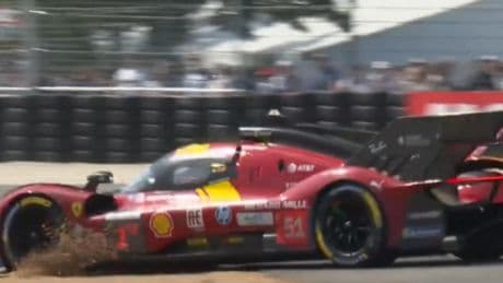 24 heures du Mans : en vidéo, l’énorme erreur et le tête-à-queue du pilote de la Ferrari n°51