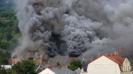 Dresden: Brand in ehemaliger Staatsoperette