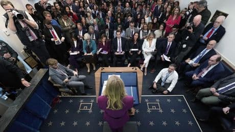 Leavitt: Trump not profiting from upcoming Mideast trip