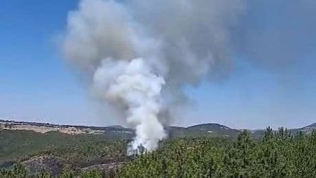 Bursa Orhaneli’de alevler yeniden canlandı