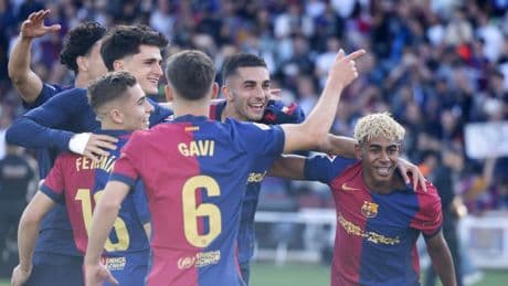 El 2025 lanza al Barça al título de Liga: del 6 de 24 al 43 de 45