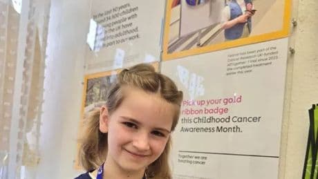 Blantyre schoolgirl features as face of Cancer Research UK campaign