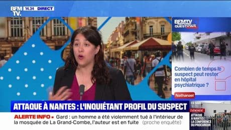 Combien de temps le suspect de l'attaque au couteau dans un lycée nantais peut rester en hôpital psychiatrique? BFMTV répond à vos questions