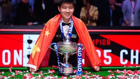 Zhao Xintong becomes first Chinese snooker world champion