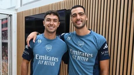 Zubimendi ya se entrena con el Arsenal y su compañero de batallas: "Al que más ganas tenía de ver, obviamente a Merino"