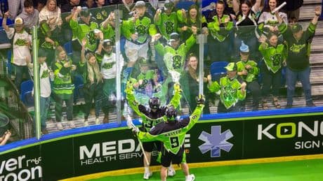 Saskatchewan Rush stay alive in NLL finals, tie up series with tight Game 2 victory