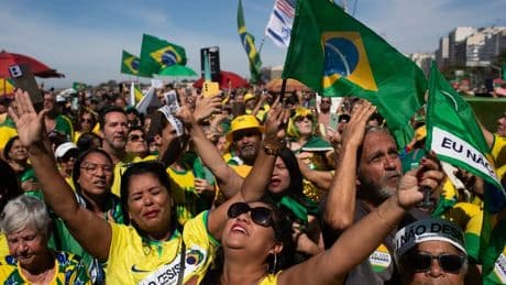 Proteste in Brasilien: Sie loben Trump, weil er Bolsonaro unterstützt