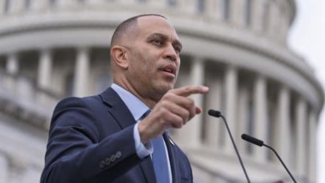 Jeffries blasts Trump's first 100 days, calls GOP a 'rubber stamp' for president