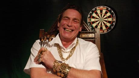 Darts legend Bobby George who broke his back celebrating on live TV reveals he keeps amputated toe in a bottle of vodka