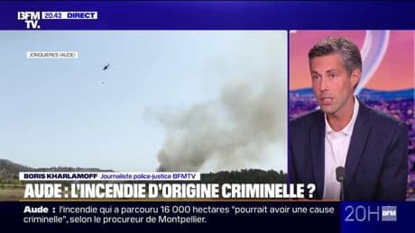 L'incendie dans l'Aude pourrait être d'origine "criminelle" selon le parquet de Montpellier