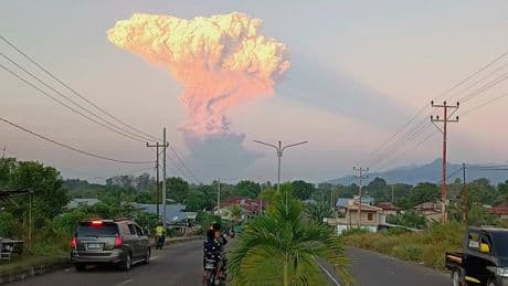 Alert raised to the highest level after Indonesia's Mount Lewotobi Laki Laki volcano erupts