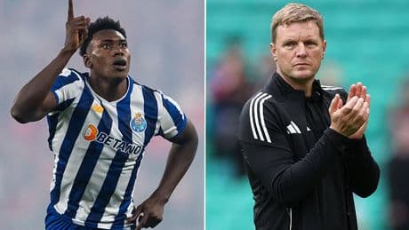 Newcastle 'considering move for Porto striker Samu Aghehowa after missing out on Benjamin Sesko'