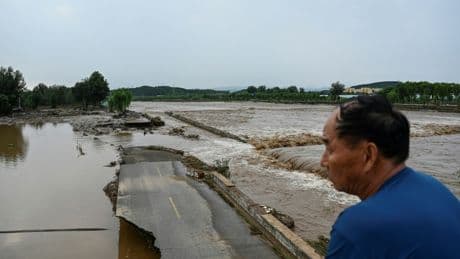 Chine : déluge et inondations dans le nord du pays, quatre morts