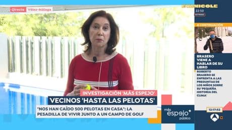 Los vecinos de un campo de golf de Vélez, hartos de las pelotas: &quot;Mi integridad física corre peligro&quot;