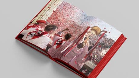 El Athletic recuerda el título de Copa en un libro con fotografías tomadas por Valverde