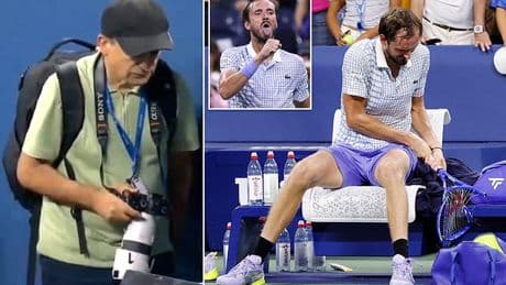 US Open photographer who sparked 7-minute Medvedev meltdown reveals the crucial moment they couldn't show on TV... as he calls in lawyers over 'LYNCHING'