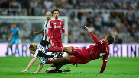 Virgil van Dijk reveals what he told Anthony Gordon after wild red card tackle