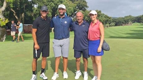 Los consejos de Rahm a una jugadora amateur: «Ha sido muy cercano, desde el primer momento nos ha tranquilizado»