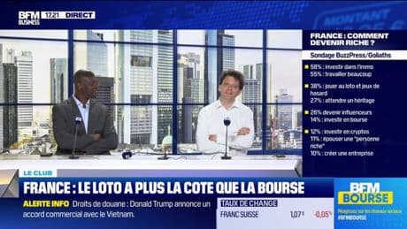 Le loto a plus la côte que la bourse en France