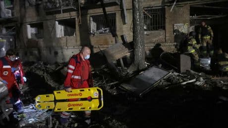 Rescue operations underway in Kyiv after devastating Russian strikes