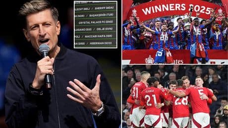 Crystal Palace DELETE all information about Conference League from their website just hours after draw - ahead of CAS battle with Nottingham Forest to be reinstated into Europa League