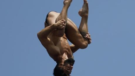 Carlos Gimeno, histórico subcampeón del mundo en 'high diving'
