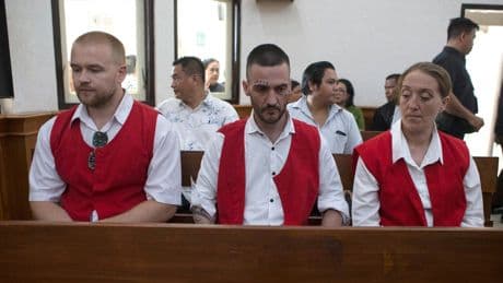 3 British nationals accused of smuggling drugs face the death penalty in Indonesia