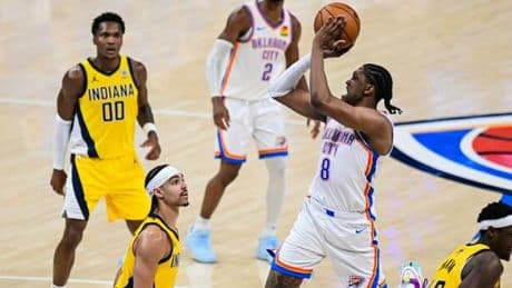 Oklahoma batte 120-109 Indiana e va 3-2 nelle Nba Finals. Il titolo è distante una sola partita