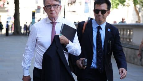Mandelson sacked ‘in light of new emails’ over Jeffrey Epstein relationship, Doughty tells MPs