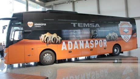 Adanaspor kulüp otobüsüne haciz
