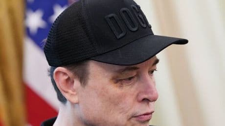Elon Musk says 'son punched me' as he appears at White House with black eye