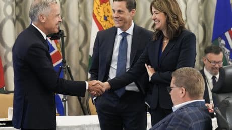 Danielle Smith says she’s found unprecedented common ground with Mark Carney