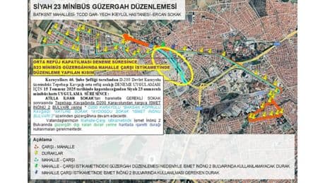 Tepebaşı Kavşağı yarın kapatılıyor