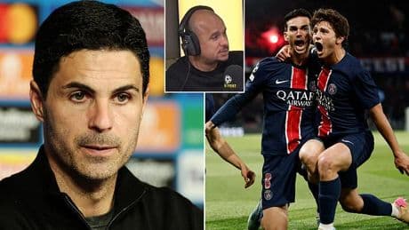 'Ridiculous' Mikel Arteta is told to 'be humble' by former Premier League star after the Arsenal boss claimed his side were the BEST team in the Champions League despite their loss to PSG