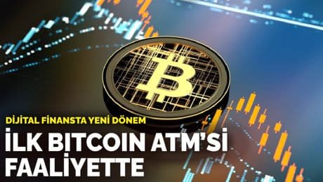 Dijital finansta yeni dönem: İlk Bitcoin ATM’si faaliyette