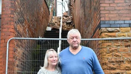 We’re being charged £1MILLION to fix 70ft wall that collapsed on our homes… even though it’s NOT our fault