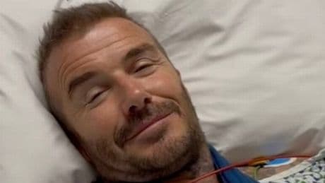 David Beckham in hospital with painful injury as Victoria shares snap