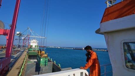 A ship with hundreds of tons of food aid for Gaza nears an Israeli port after leaving Cyprus