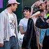 Lily Allen and James Norton 'share a backstage snog as they party with Charli XCX after enjoying an unlikely first date at her Lido Festival show'