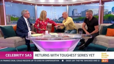 Kate Garraway awkwardly jokes about ‘being fired’ from Good Morning Britain after ITV cuts