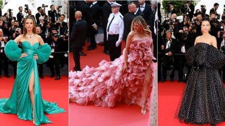 Cannes 2025, pagelle look: Heidi Klum "raccomandata" con lo strascico (8), Irina Shayk dark (7), Alessandra Ambrosio invitata alle nozze (6)