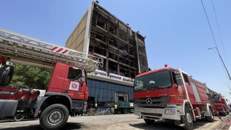 Irak’taki alışveriş merkezi yangınında 61 kişi hayatını kaybetti