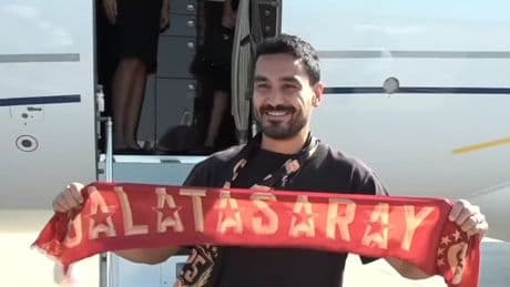 Galatasaray'ın yeni transferi İlkay Gündoğan İstanbul'da!
