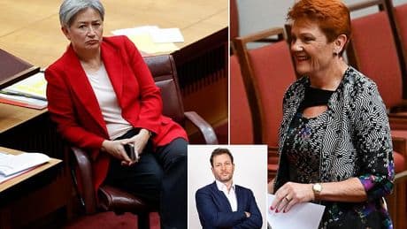 The gross hypocrisy of Penny Wong is finally exposed on the world stage. Pauline Hanson knows the truth all too well: PETER VAN ONSELEN