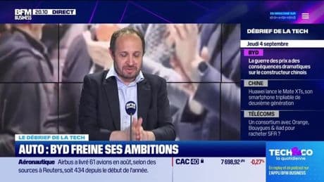 Auto : BYD freine ses ambitions - 04/09