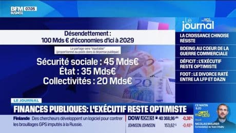 Finances publiques: l'exécutif reste optimiste
