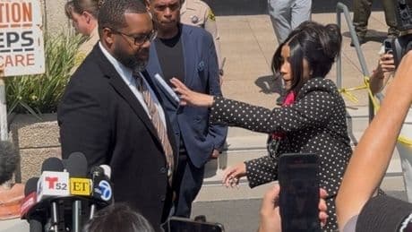 Cardi B throws marker at photographer over ‘disrespectful’ question before she’s cleared of assault in LA trial