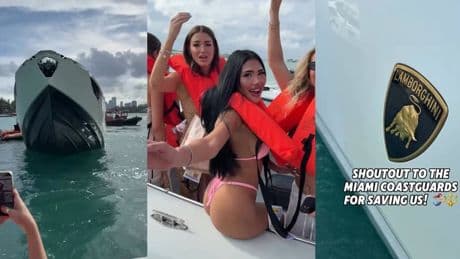 30 influenceuses font chavirer un yacht Lamborghini à 4 millions de dollars