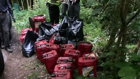Dozens of engine oil containers dumped at Scots beauty spot as SEPA launch probe